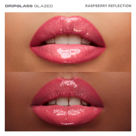 Morphe Dripglass High Shine Lip Gloss - Glazed, Semi-Sheer & Nourishing Lip Makeup - Buildable Formula Infused With Plant-Derived Squalane & Vitamin E - Opalescent Orchid (0.13 Oz)