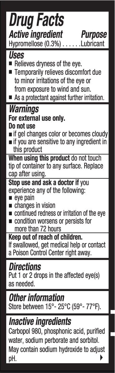 Genteal Lubricant Eye Gel, Severe, 0.34 Fl Oz