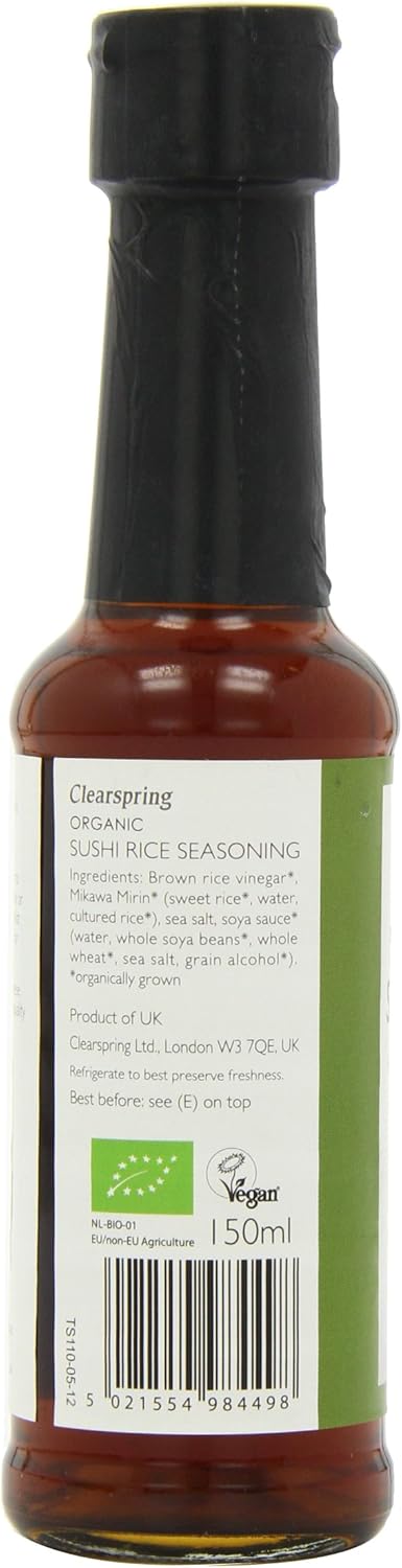 Clearspring Organic Sushi Rice Seasoning 150 ml (Pack of 2) : Amazon.co.uk: Grocery