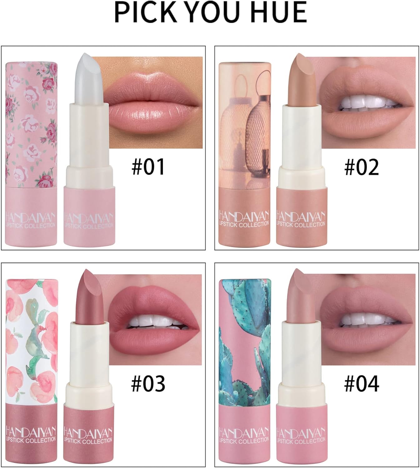 Matte Lipstick Waterproof Long Lasting Moisturizing Lip Stick Sexy Red Pink Velvet Nude Lipsticks Women Cosmetics Lipstick (Pink) : Amazon.co.uk: Beauty