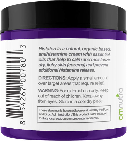 Histafen Antihistamine Itch Calming Cream - 4Oz Anti Itch Cream Extra Strength Intensive Healing Lotion Exema Creams For Adults & Kids With Low Diamine Oxidase Dao Enzyme Mast Cell Activating Syndrome