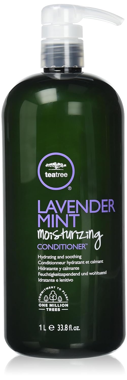 Tea Tree Lavender Mint Moisturizing Conditioner, Hydrates + Soothes, For Coarse + Dry Hair