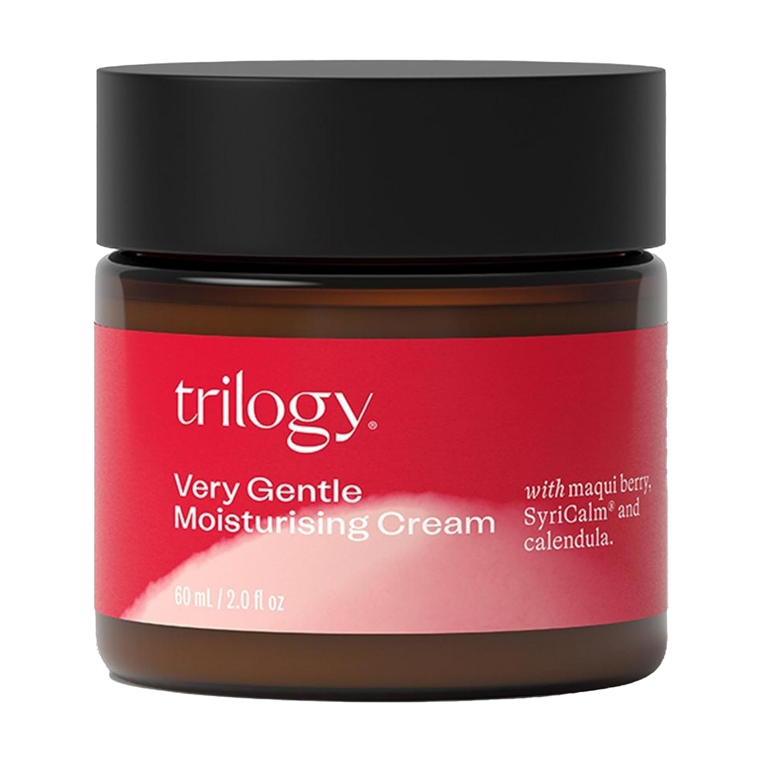 Trilogy Very Gentle Moisturising Cream, Syricalm & Hyaluronic Acid For Sensitive Skin, 2.0 Fl Oz