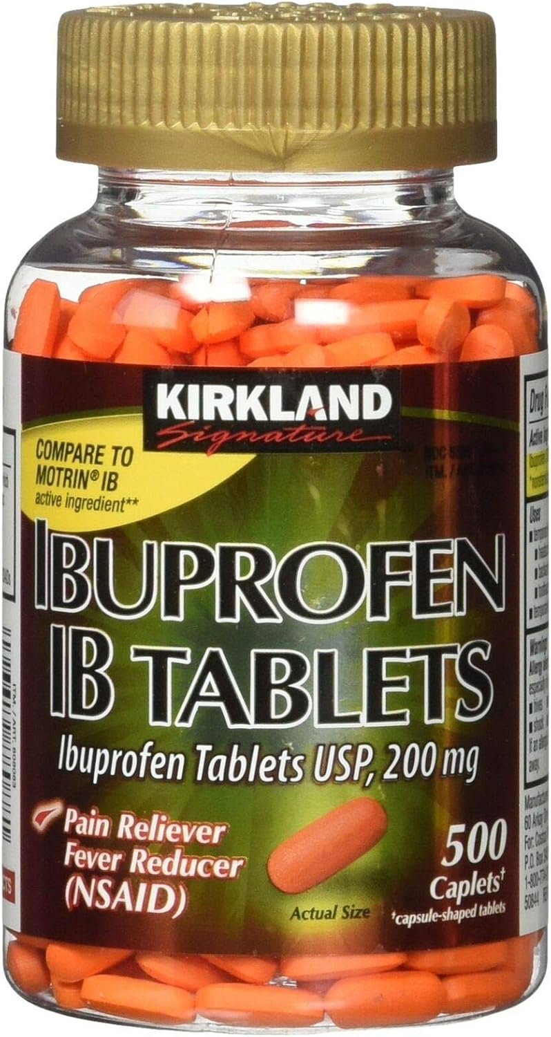 Kirkland Ibuprofen Ib 200 Mg Tablets, 500 Count