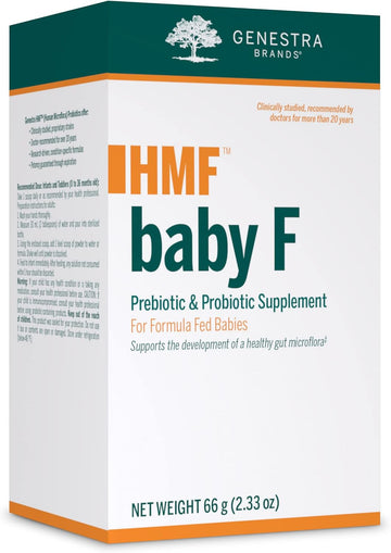 Genestra Brands Hmf Baby F | Probiotic Supplement For Formula Fed Babies | 2.3 Ounces