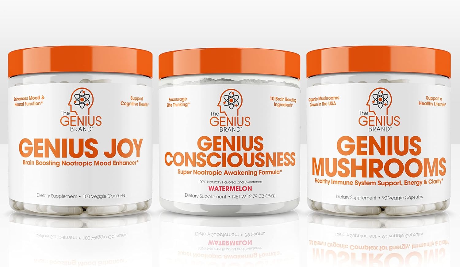 The Super Nootropic Bundle With Genius Mushrooms, Consciousness, & Joy