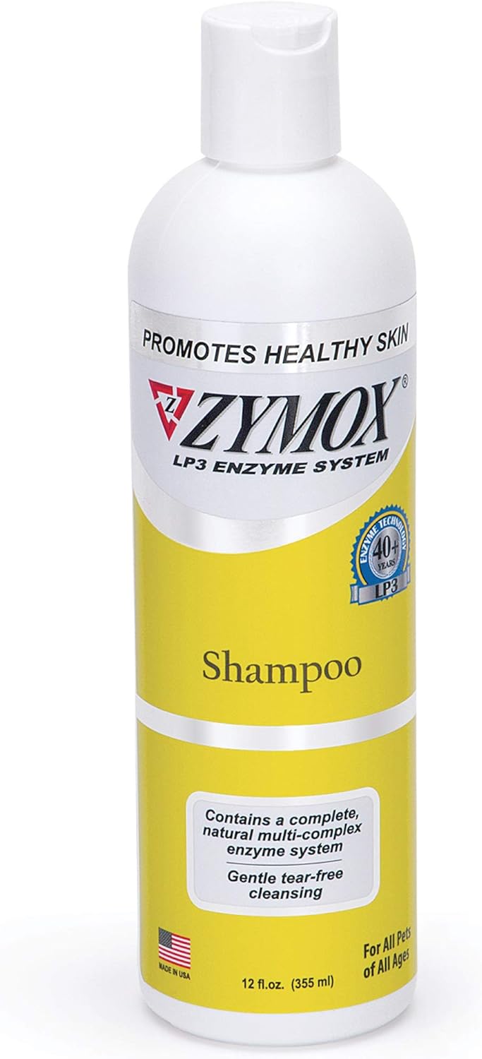 Zymox Enzymatic Shampoo For Dogs And Cats, 12Oz