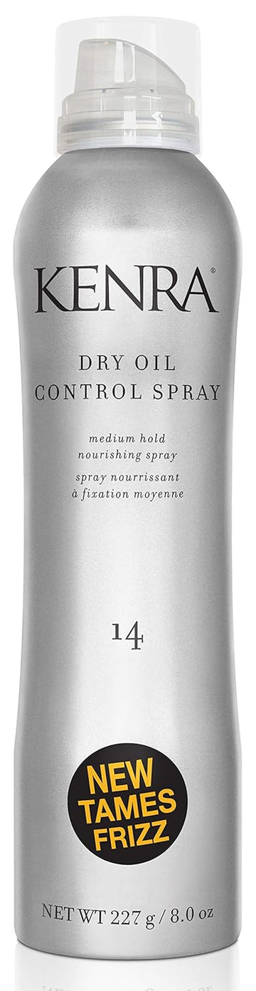 Kenra Dry Oil Control Spray 14 | Medium Hold | Nourishing Spray | Frizz Control Hairspray | All Hair Types