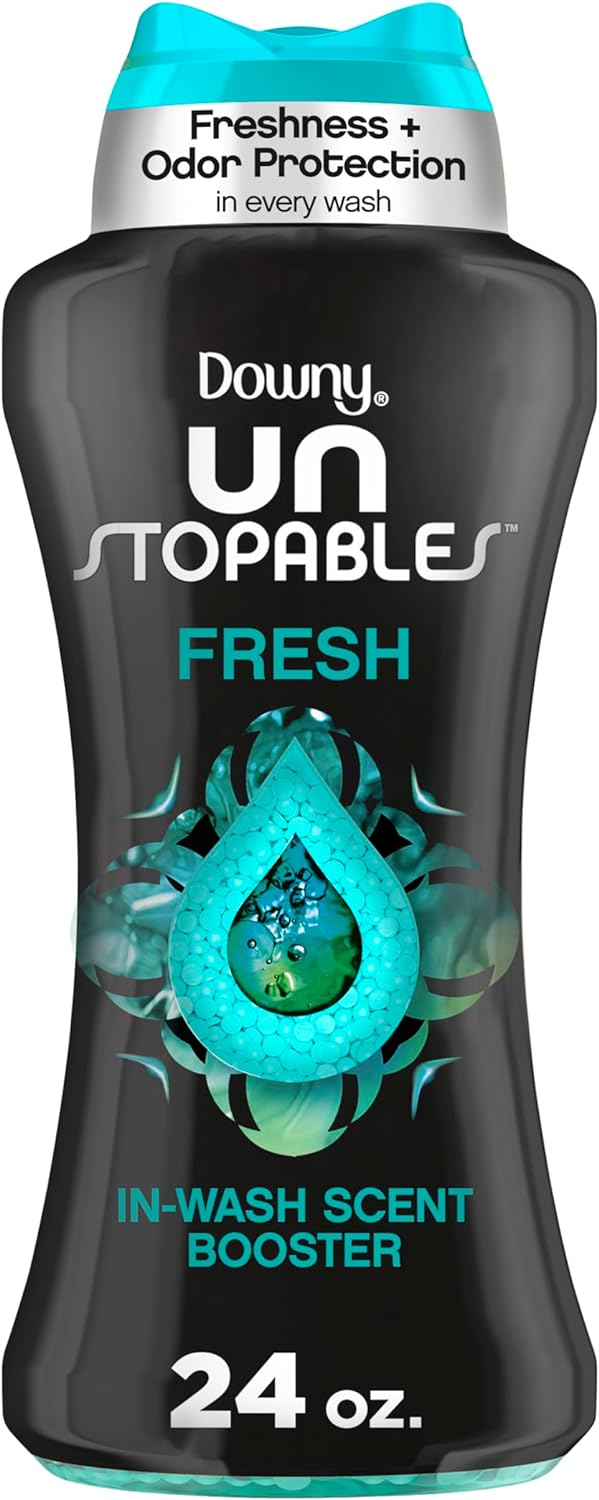 Downy Unstopables In-Wash Laundry Scent Booster Beads, Fresh, 24 oz