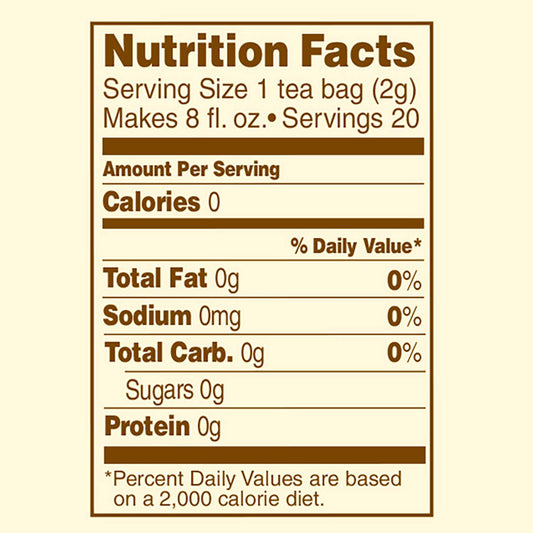 Celestial Seasonings Herbal Tea, Vermont Maple Ginger, Caffeine Free, 20 Count (Pack Of 6)