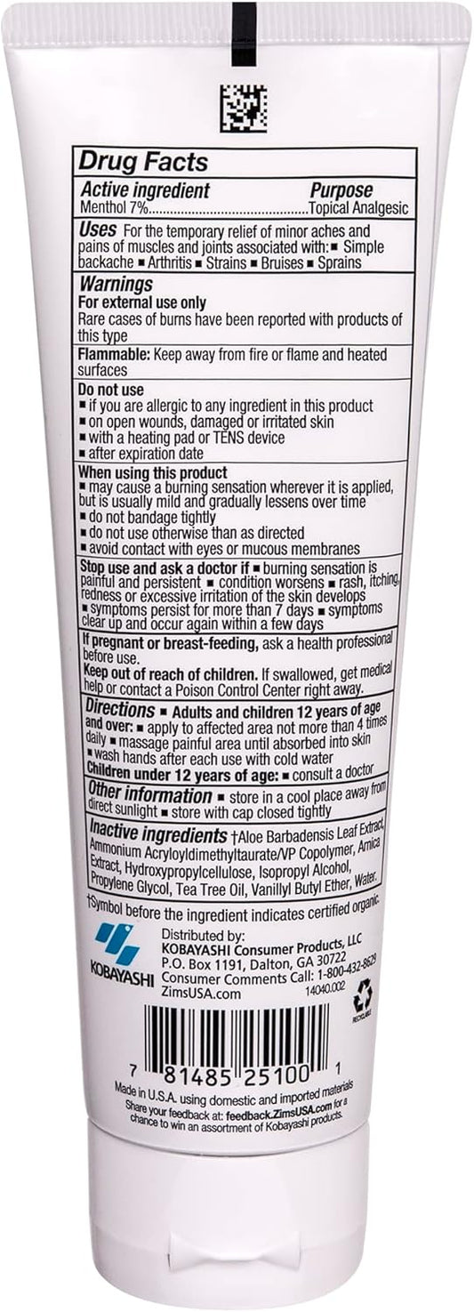 Zim'S Max Freeze Pro Formula Gel, 4 Ounce : Beauty & Personal Care