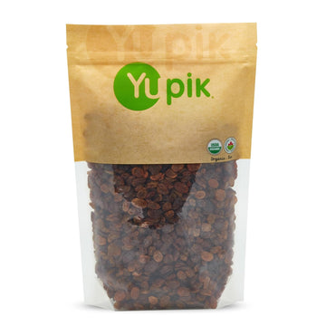 Yupik Organic Sultana Raisins, 2.2 Lb, Gluten-Free, Kosher, Non-Gmo, Vegan, Whole Dried Fruits, Naturally Sweet, No Added Sugar, Seedless, Healthy Snacks, Fruity Topping & Inclusion, Ideal For Baking