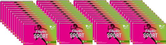 Playtex Sport Tampons, Super Absorbency, Fragrance-Free - 384Ct (48 Packs Of 8Ct)