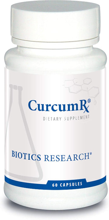 Biotics Research Curcumrx All Natural Turmeric Complex. Over 200 Beneficial Turmeric Root Nutrients. Antioxidants, Supports Physiological Pathways, 60 Caps