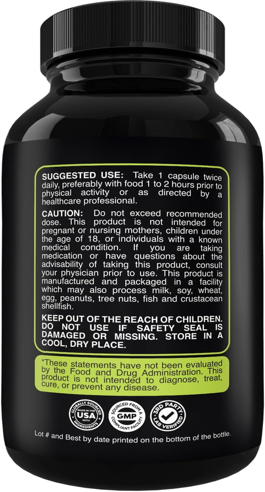 Nootropic Memory Supplement for Brain Support - Memory Pills for Brain Boost and Natural Energy Booster - Vitamin B 12 Bacopa Monnieri Rhodiola Rosea DMAE Ginkgo Biloba Phosphatidylserine Supplement