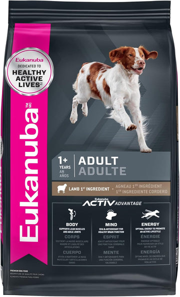 Eukanuba Adult Lamb 1St Ingredient Dry Dog Food, 15 Lb