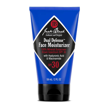 Jack Black Dual Defense™ Face Moisturizer- 100% Mineral Sunscreen Broad-Spectrum Spf 30