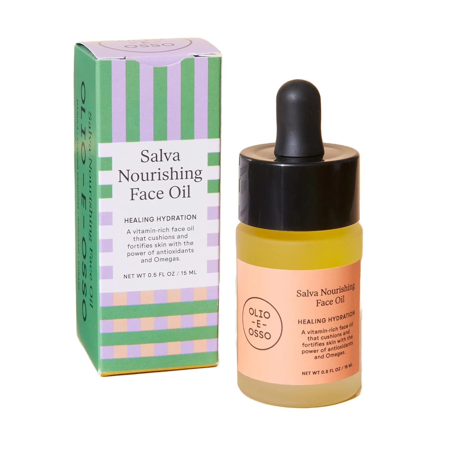 Olio E Osso - Natural Salva Nourishing Face Oil | Natural, Non-Toxic, Clean Beauty (0.5 Fl Oz | 15 Ml) : Beauty & Personal Care