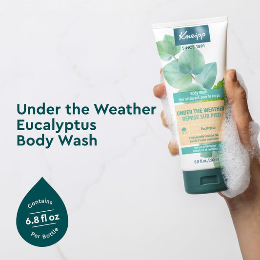 Kneipp Under The Weather Eucalyptus Body Wash - 6.76 Fl Oz - Good For Respiratory Wellness - Vegan