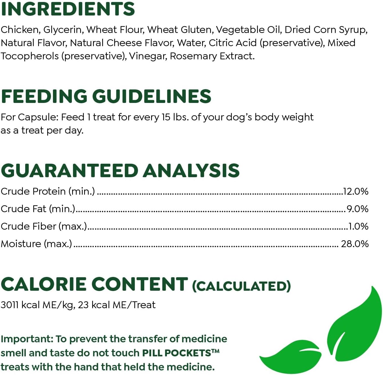 GREENIES PILL POCKETS for Dogs Capsule Size Natural Soft Dog Treats, Cheese Flavor, 15.8 oz. Pack (60 Treats) : Pet Supplies