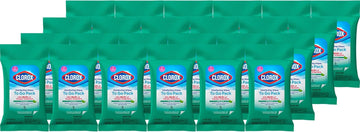 Clorox Disinfecting On The Go Travel Wipes, Household Essentials, Fresh Scent, 9 Count, Pack Of 24 (Package May Vary)