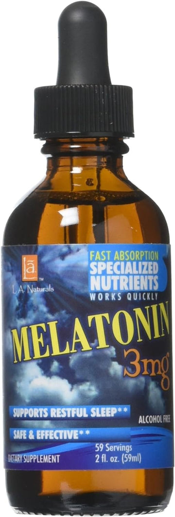 L A NATURALS Melatonin 3 mg, 0.02 Pound