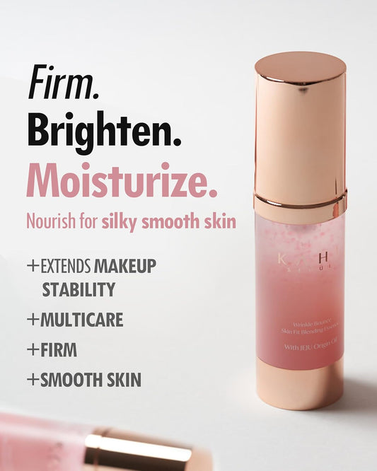 Kahi Wrinkle Bounce Skin Fit Blending Korean Essence | Daily Face Moisturizer For Dry Skin & Combination | Hydrating Face Moisturizer Skin Essence Water Face Care For Women & Men 1.01 Fl Oz