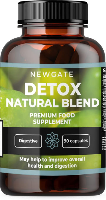 Newgate Labs Detox Natural Blend 90 Capsules - With Aloe Vera & Cranberry Extract - Premium Nutritional Supplement - Made In The Uk – Gmo Free, Halal