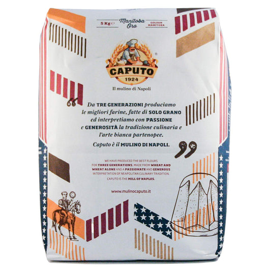 Mulino Caputo Manitoba Oro Tipo 0 Flour - 5-Kg Bag (11 Lbs) : Grocery & Gourmet Food