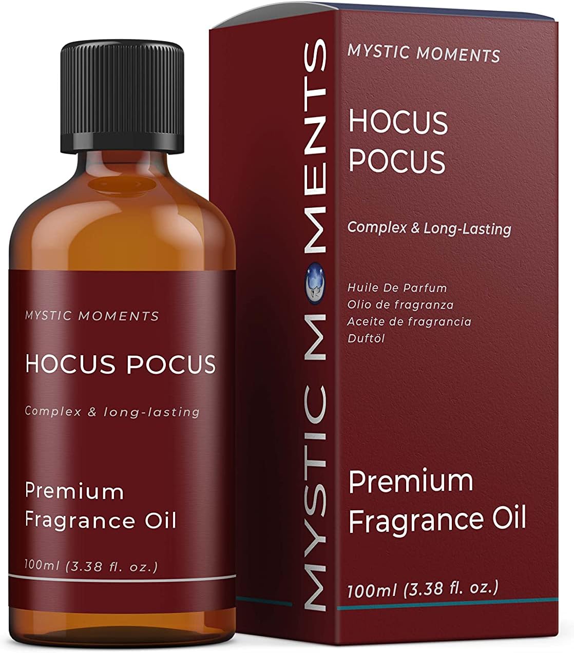 Mystic Moments | Hocus Pocus Fragrance Oil - 100Ml - Perfect For Soaps, Candles, Bath Bombs, Oil Burners, Diffusers And Skin & Hair Care Items