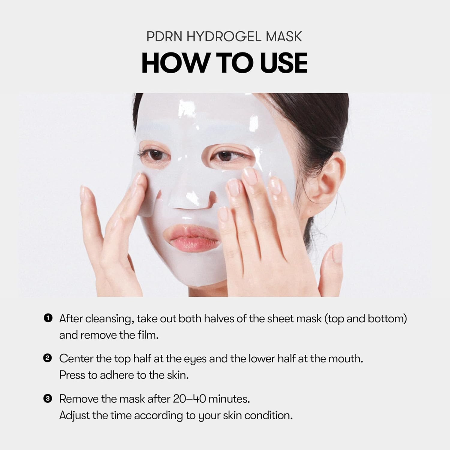 Vt Cosmetics Pdrn Hydrogel Mask 4Pcs&Hydrop Reedle Shot 100Hl 2-Step Hydrogel Mask 4Pcs