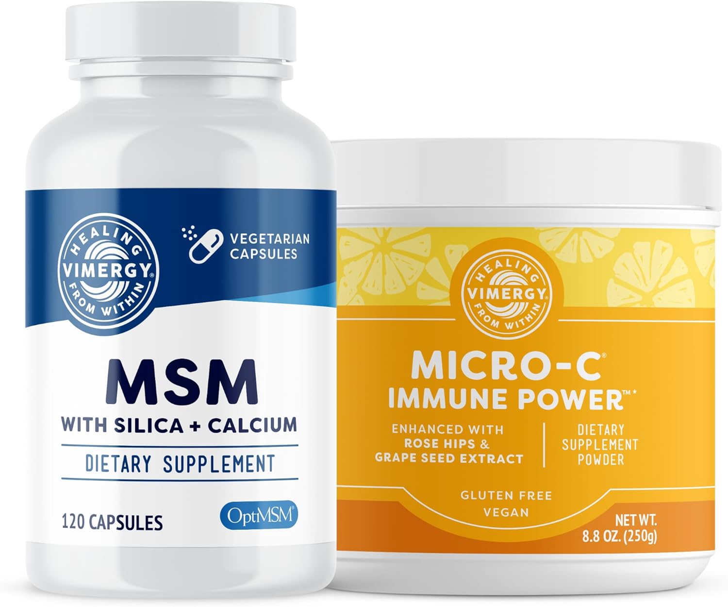 Vimergy Msm (120 Caps) And Micro-C Immune Power Tm * - 250G