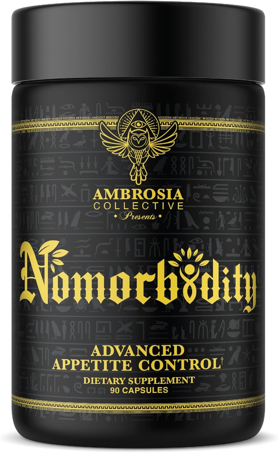 Ambrosia Nomorbidity Advanced Appetite Control & Hunger Management Formula | Appetite Suppressant & Mood Support With Ksm-66 Ashwagandha, Garcitrin, And Thinogen