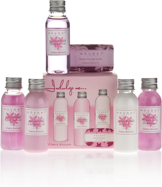 Nougat London Limited Indulge Me Mini Travel Set Cherry Blossom