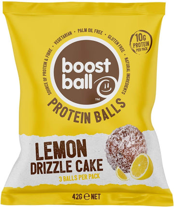 Boostballs Protein Balls, High Protein Healthy Snack, Gluten Free, Protein Bar Alternative - Salted Caramel Flavour, Pack Of 12 X 45G