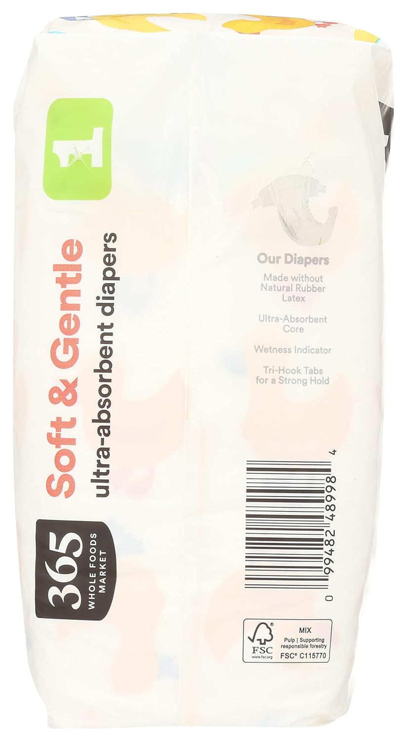 365 By Whole Foods Market, Size 1 Diapers, 40 Count