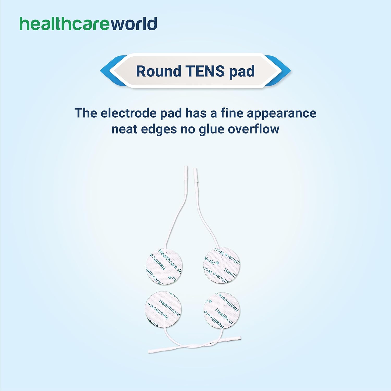 Tens Electrode Pads (16pcs) Round Self-Adhesive Electrodes Targeted Pain Relief Compatible with Neurotrac, Flexi tens Devices : Amazon.co.uk: Health & Personal Care