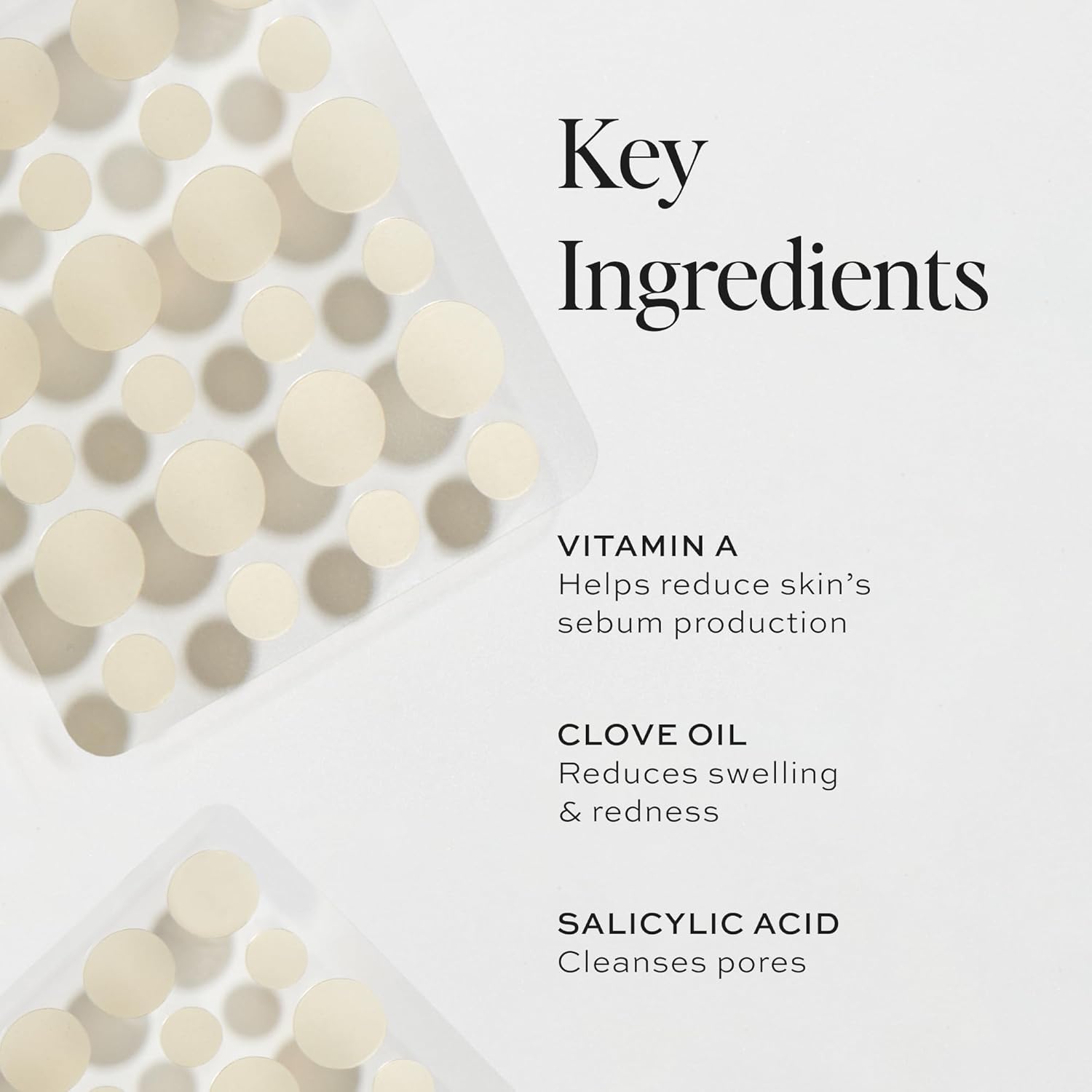 Dime Beauty Power Patch, 72 Count - Hydrocolloid Pimple Patches, Zit Spot And Blemish Aid With Salicylic Acid, Vitamin A, And Clove Oil : Beauty & Personal Care