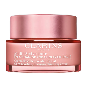 Clarins Multi-Active Day Moisturizer With Niacinamide | Smooth Fine Lines | Visibly Tighten Pores | Even Tone And Texture | Boost Glow | Strengthen Moisture Barrier | Dry Skin Type | 1.7 Ounces