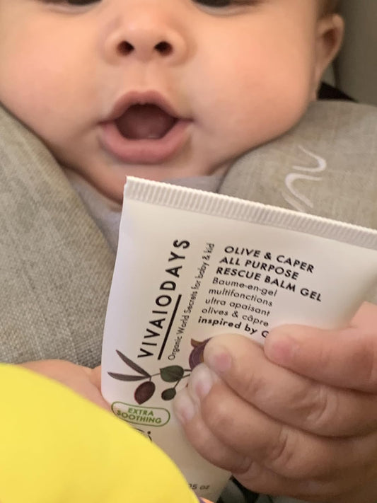 Olive & Caper All Purpose EXTRA Soothing Rescue Balm Gel for Dry, Irritated & Sensitive Baby & Adult Skin