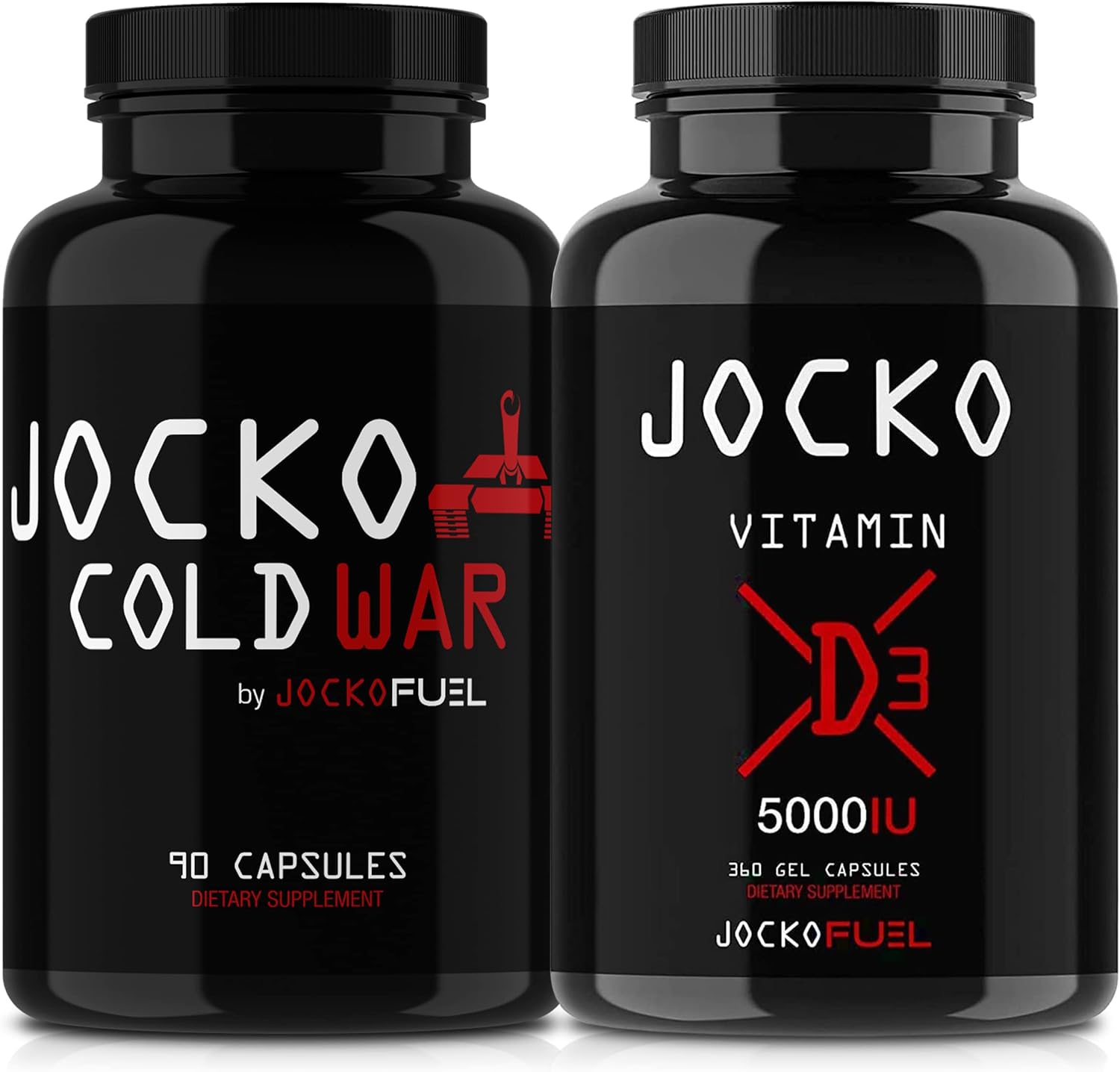Origin Jocko Fuel Immune Support Stack: Cold War Immune Support Supplement + Jocko Vitamin D3 5000Iu Supplements (30 Day Supply)