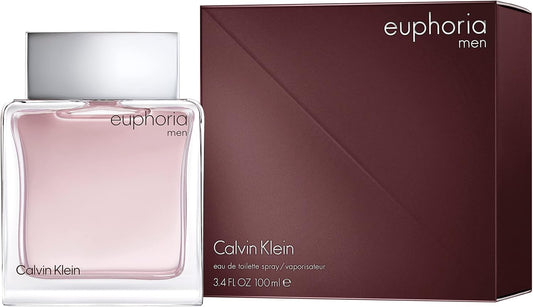 Calvin Klein Euphoria - Eau De Toilette For Men - Chypre Fragrance With Notes Of Ginger, Black Basil And Patchouli - Medium Longevity - 100Ml