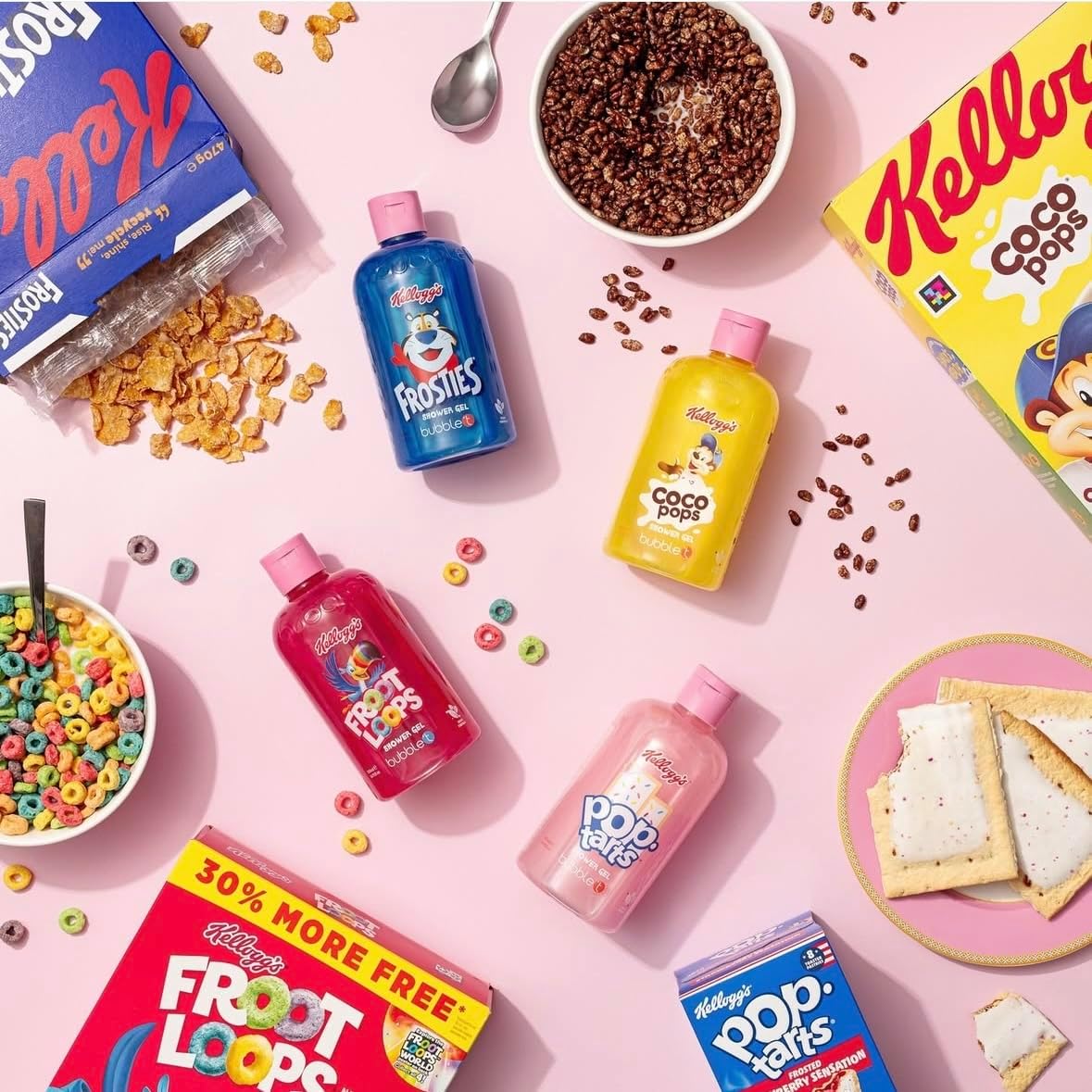 Bubble T Cosmetics x Kellogg's Shower Gel 500ml : Amazon.co.uk: Beauty
