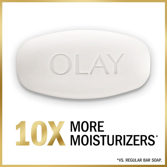 Olay Moisture Outlast Ultra Moisture Shea Butter Beauty Bar With Vitamin B3 Complex, 3.17 Oz, (Pack Of 12)