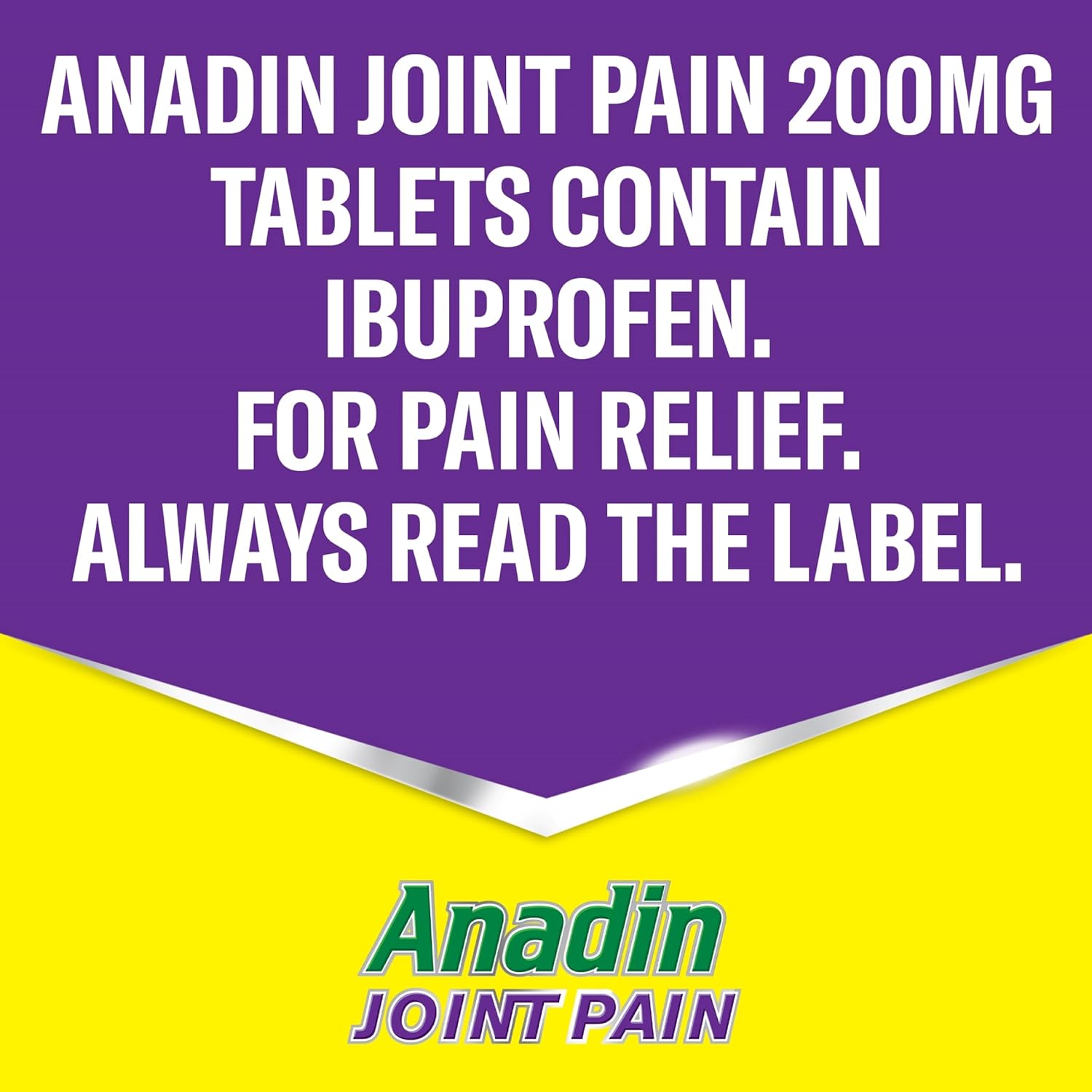 Anadin Joint Pain Relief Ibuprofen Tablets, Joint And Back Pain Killers, Pack Of 16
