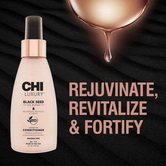 CHI Luxury Black Seed Oil Leave-In Conditioner, 4 Fl Oz