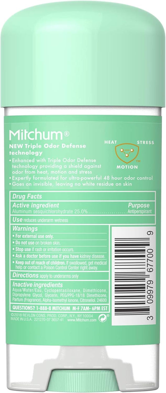 Mitchum Women Gel Antiperspirant Deodorant, Shower Fresh, 3.4oz