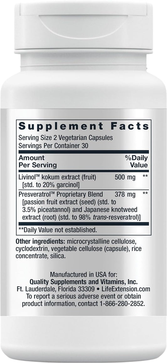 Life Extension GeroProtect Stem Cell - Healthy Cell Support Plant-Based Nutrients Formula Supplement for Anti-Aging & Longevity - Non-GMO, Gluten-Free, Vegetarian - 60 Capsules