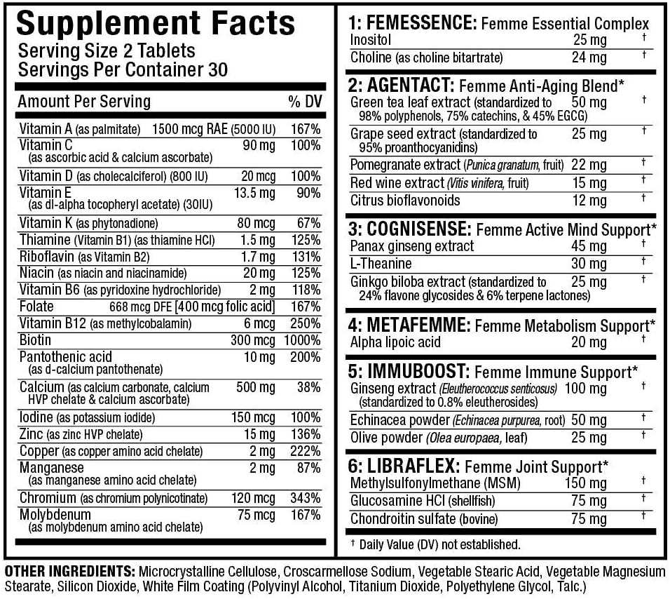 ALLMAX Nutrition – VITAFORM for Women – Multi-Vitamin for Women – 30-Day Supply : Health & Household