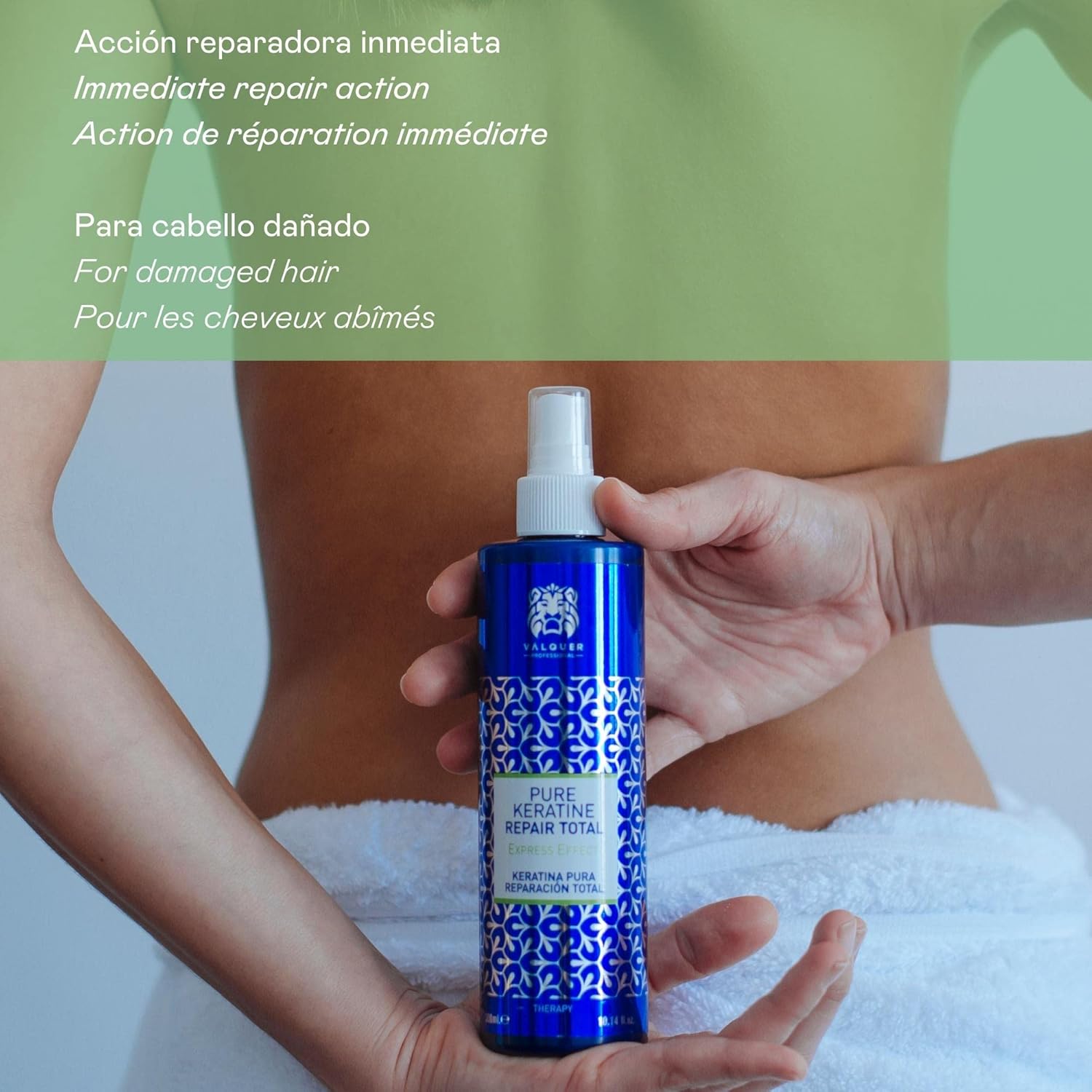 Válquer Professional Pure Keratin for Total Hair , Damaged Hair, No Sulfates, No Silicones, No Salt, Hair , Express Effect : Amazon.co.uk: Beauty